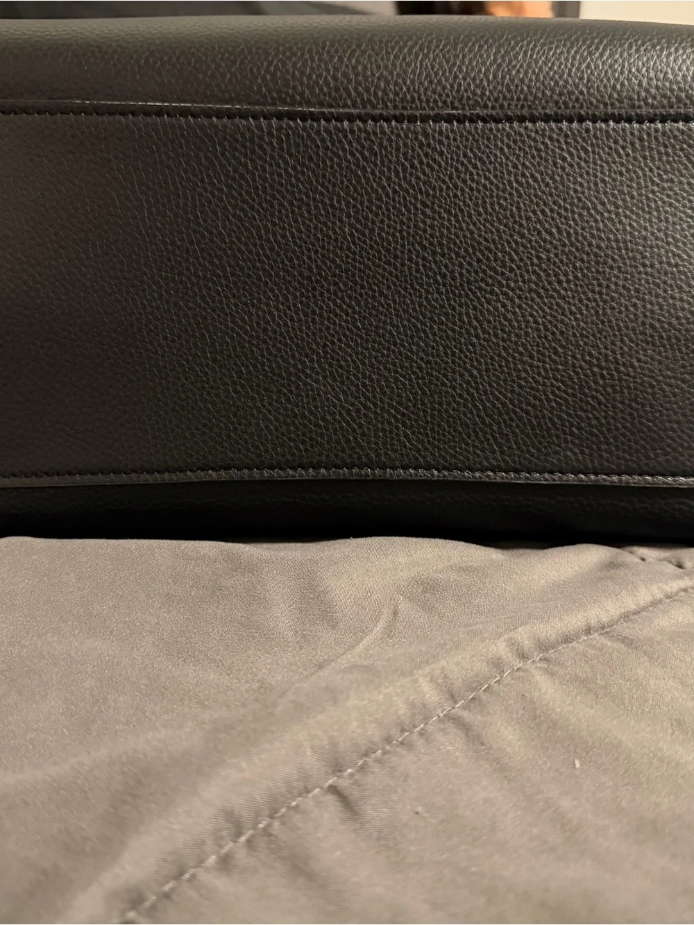Coach Willow Black Leather Tote with Gold Hardware